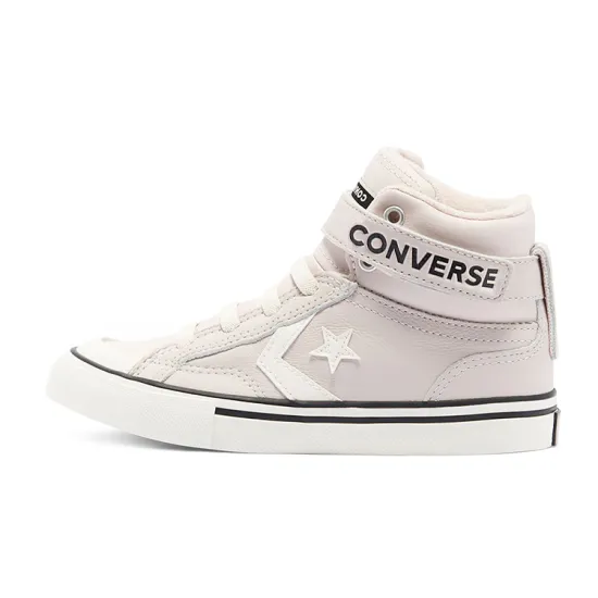 Converse Pro Blaze   Strap High GS 'Leather & Heathered Knit - Silt Red'