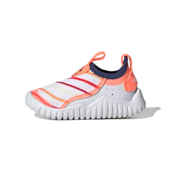 Disney x Adidas Rapida Breathable Low-Top Toddler Shoes White Orange Infant And Toddler
