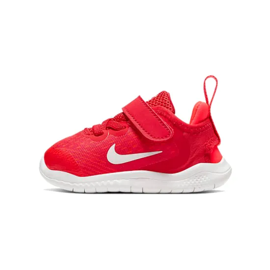 Nike Free RN Low Top Running Shoes Red 2018 Edition Infant And Toddler