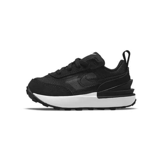 Nike Waffle One Low Top Sports Casual Shoes Black Infant And Toddler