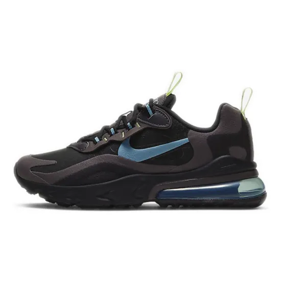 Nike Air Max 270 React Black Cerulean GS