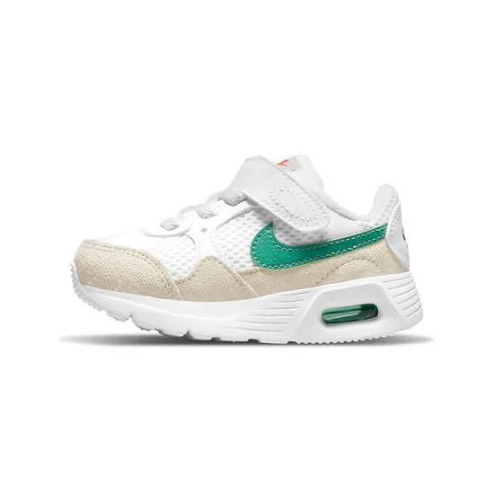 Nike Air Ma Low Top Running Shoes Beige White Green Infant And Toddler