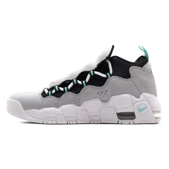 Nike Air More Money Wolf Grey Island Green GS