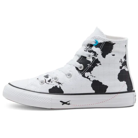 Converse Chuck Taylor All Star High GS 'Geography Class - White Black'