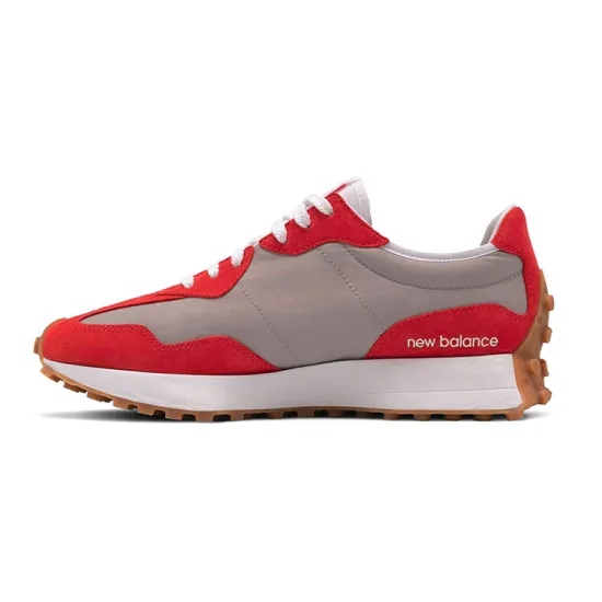 New Balance NB 327 Slip-Resistant Cushioning Wear-Resistant Breathable Kids Lifestyle Shoes Blue Red Gray Teenagers
