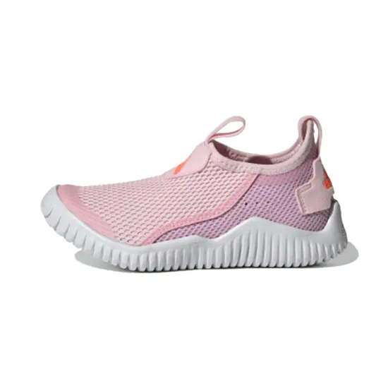 Adidas Rapidazen S .Rdy C Anti Slip Wear Resistant Mid Top Kids' Running Shoes Pink White Children Aged 3 7 Years Old