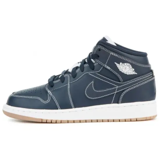 Jordan 1 Retro Mid GS Obsidian