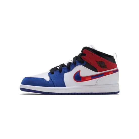 Jordan 1 Mid SE PS Multicolored Swoosh