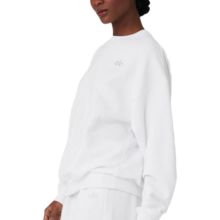 alo yoga ACCOLADE CREW NECK PULLOVER JISOO