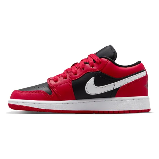 Jordan 1 Low Black Very Berry GS