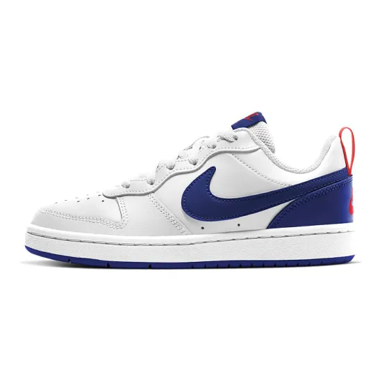 Nike Court Borough Low 2 White Deep Royal GS