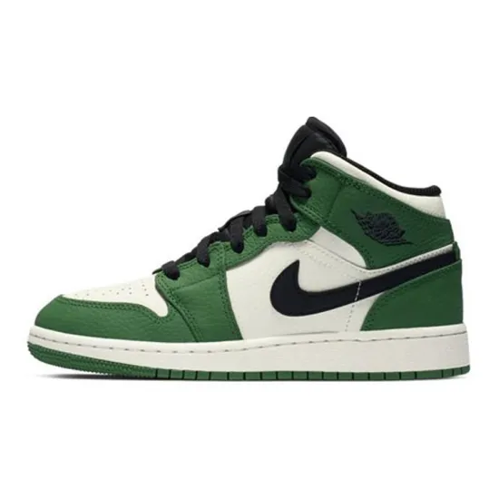 Jordan 1 Mid Pine Green GS