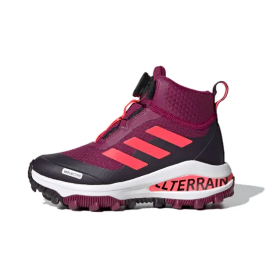 Adidas Fortarun Boa Atr Btw K Slip Resistant Anti Kick Crew Kids' Boots Fuchsia Kids'