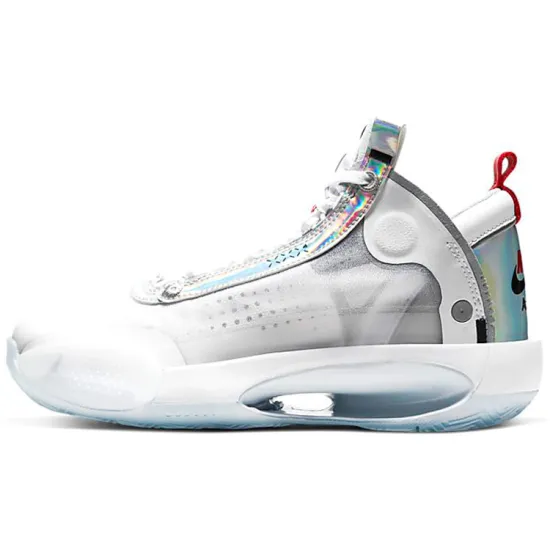 Jordan XXXIV White Metallic Silver GS