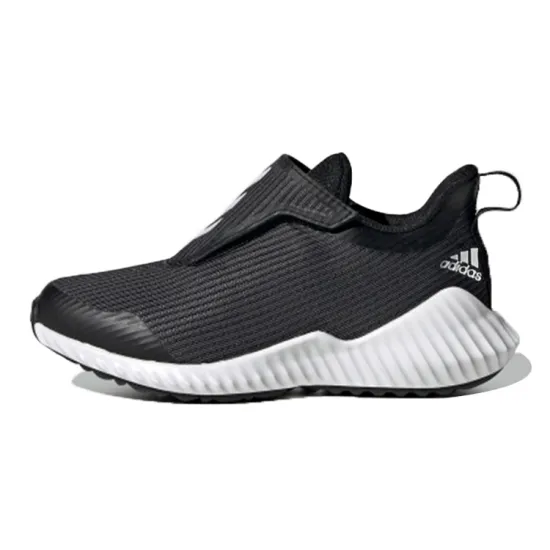 Adidas Fortarun Ac K Slip-Resistant Breathable Low-Top Kids' Running Shoes Gray Black Kids'