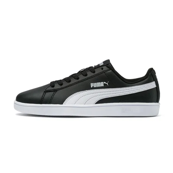 PUMA Jr Wear-Resistant Slip-Resistant Lightweight Low-Top Kids' Skateboarding Shoes Black White Teenagers