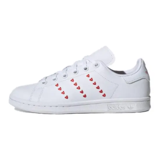 Adidas Stan Smith Cloud White Lush Red GS