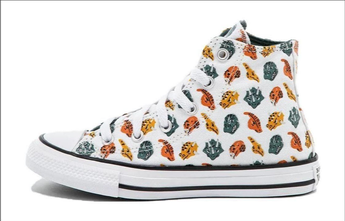 Converse Chuck Taylor All Star Canvas Full Cartoon Print Casual High Top Children's Canvas Shoes Dazzling Colors