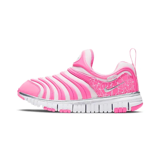 Nike Dynamo Free Low Top Sports Casual Shoes Pink White Children Aged 3 7 Years Old