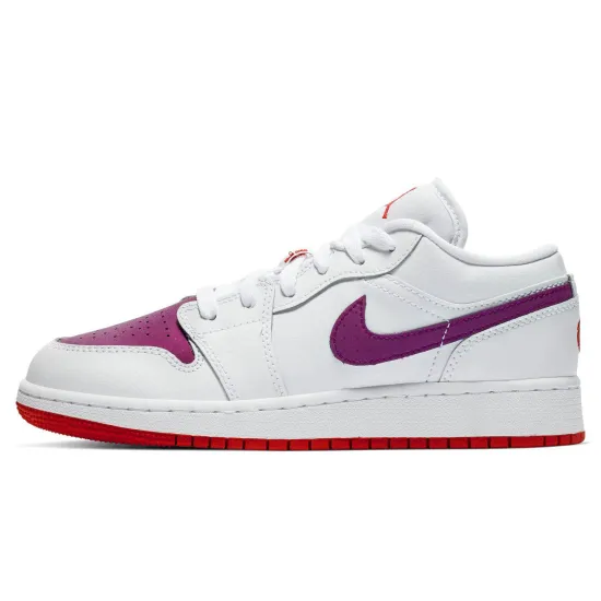 Jordan 1 Low GS White Berry