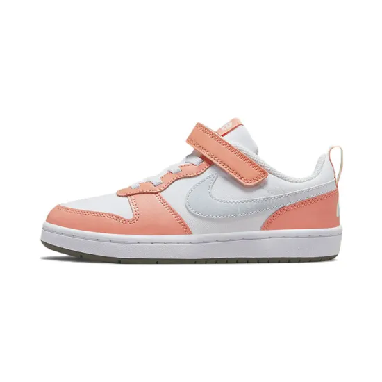 Nike Court Borough Low 2 White Light Madder Root PS