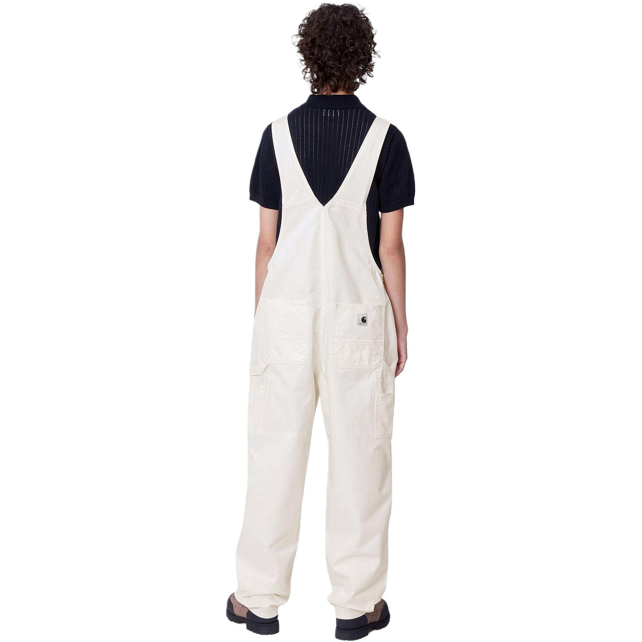 Женский комбинезон Carhartt WIP W' Norris Bib Overall (восково-белый) — фото 3