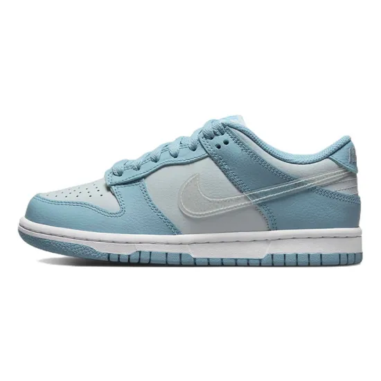 Nike Dunk Low Clear Blue Swoosh GS