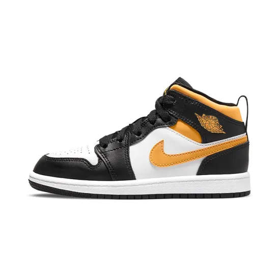 Jordan 1 Mid PS Black University Gold