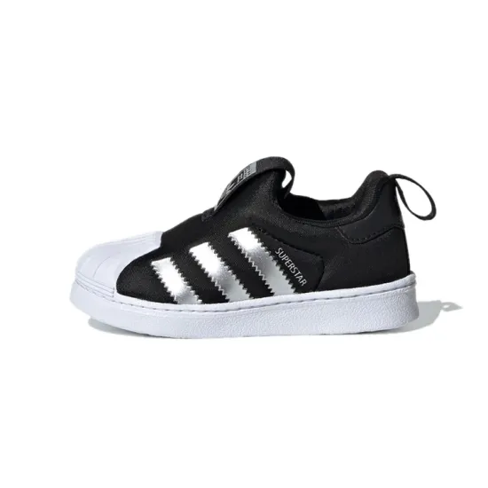 Adidas Originals Superstar Series 360 I Breathable Low-Top Skateboard Shoes Black Infant And Toddler