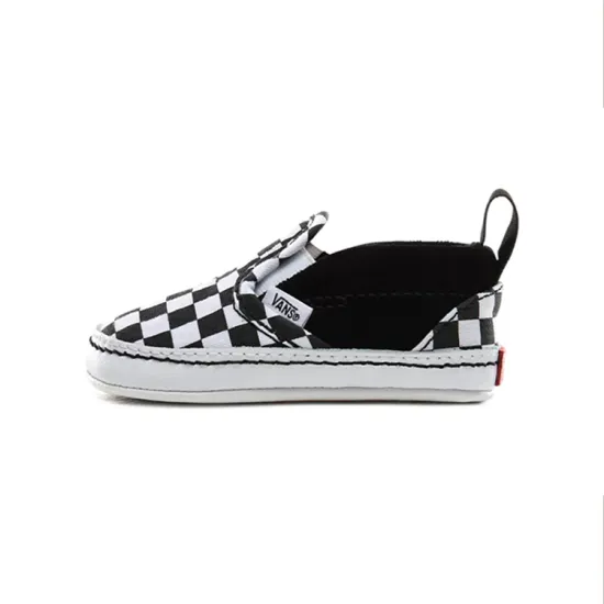 Vans Slip-On   V Crib 'Checker - Black White'