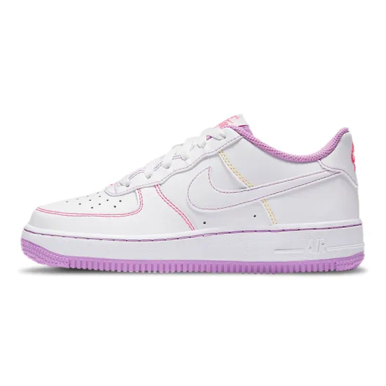 Nike Air Force 1 Low Contrast Stitch Fuchsia Glow GS