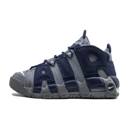 Nike Air More Uptempo 96 Cool Grey Midnight Navy GS