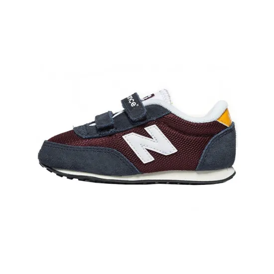 New Balance NB 410 Cushioning, Abrasion Resistant, Slip Resistant Low Top Toddler Shoes Gray Red Infant And Toddler