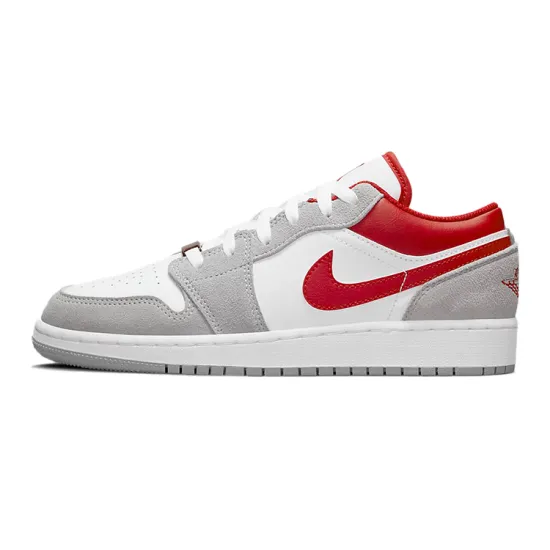 Jordan 1 Low SE Smoke Grey Gym Red GS