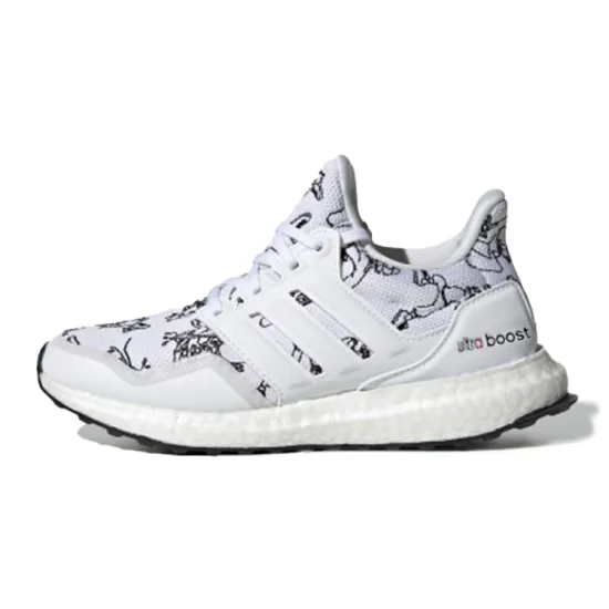 Disney x Adidas ULT J Low-Top Kids' Running Shoes White Gray Teenagers