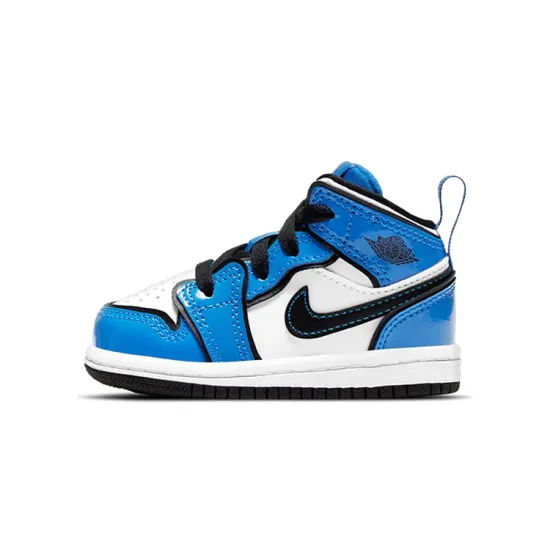 Jordan 1 Mid Signal Blue TD