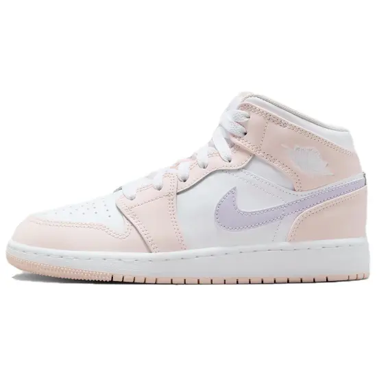 Jordan Kids Air Jordan 1 Mid 'Pink Wash' Sneakers