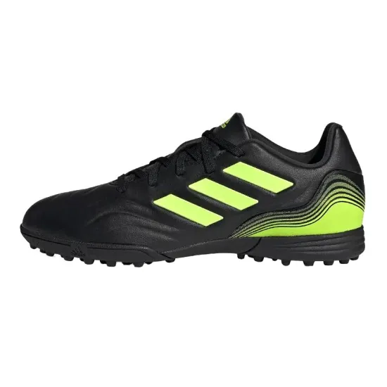 Adidas Copa Sense.3 Anti-Slip Wear-Resistant Low-Top Kids' Soccer Shoes Energy Green Teenagers