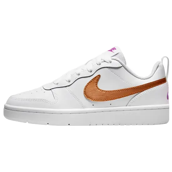 Nike Court Borough Low 2 SE 'White Metallic Copper' GS