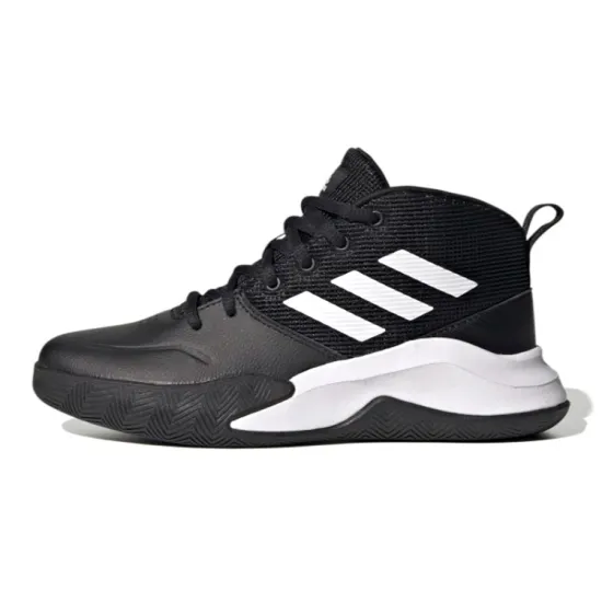 adidas Own The Game Wide K 'Black White'