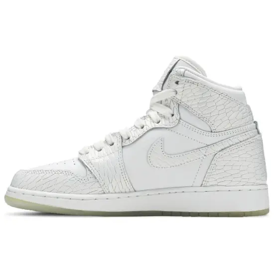 Jordan 1 Retro High Heiress Pure Platinum GS