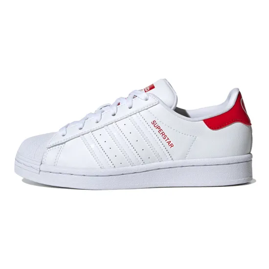 Adidas Superstar White Scarlet Youth