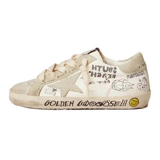 Golden Goose Super-Star Kids" Skateboarding Shoes Kids