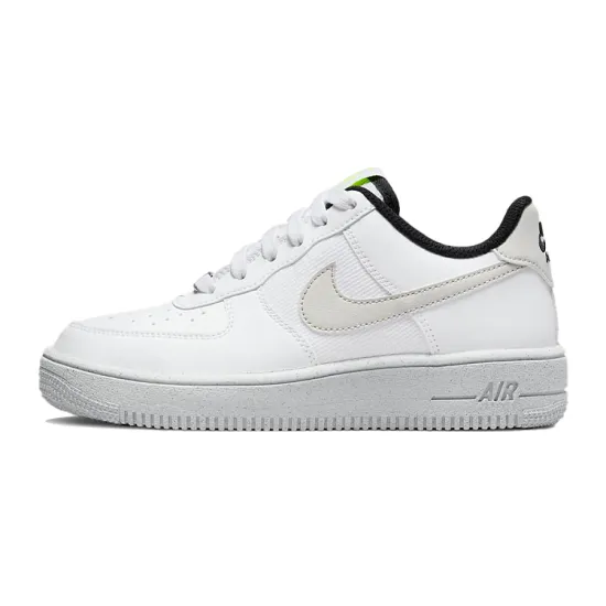 Nike Air Force 1 Low Crater Next Nature White Light Bone GS