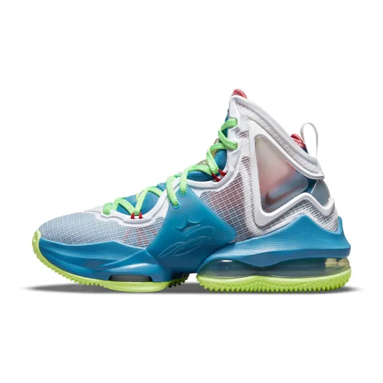 Nike LeBron 19 Dutch Blue Lime Glow GS