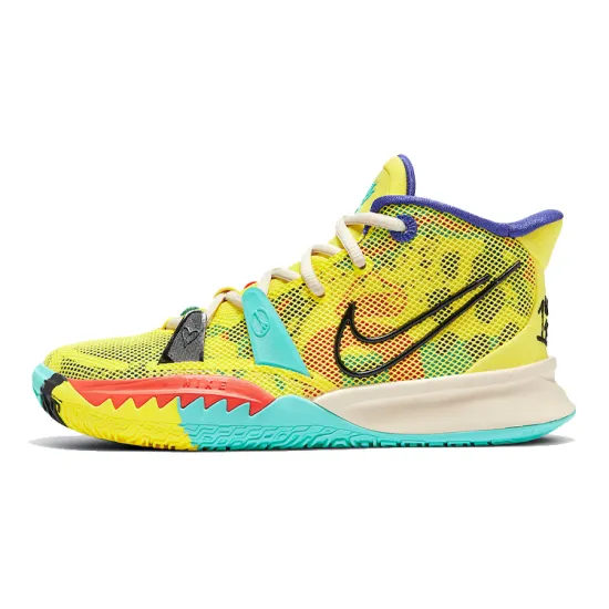 Nike Kyrie 7 1 World 1 People Electric Yellow GS
