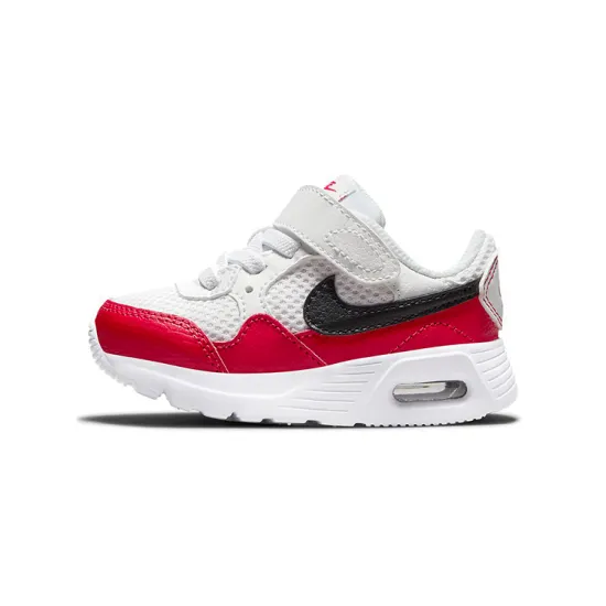 Nike Air Max SC Low-Top Running Shoes White Red Black Infant And Toddler