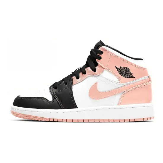 Jordan 1 Mid GS Crimson Tint