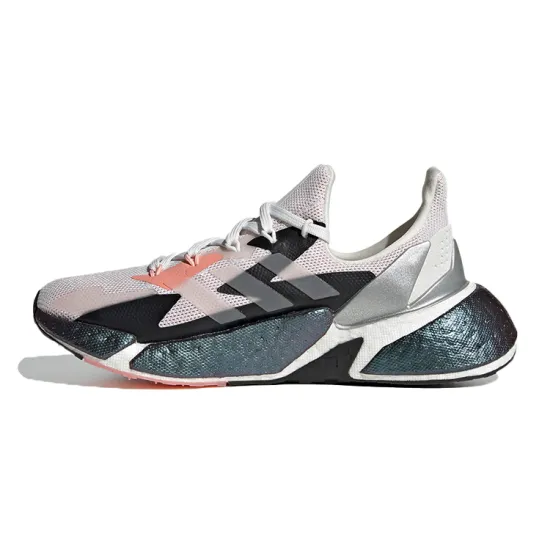 Adidas X9000l4 Running J Wear Resistant Low Top Kids' Running Shoes Pink White Teenagers