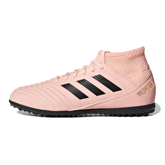 Adidas Predator Tango 18.3 Anti-Slip And Wear-Resistant Breathable Mid-Top Kids' Soccer Shoes Soft Pink Kids'